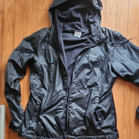 Columbia Black Ski Jacket Waterproof Hooded - Picture 4 of 5